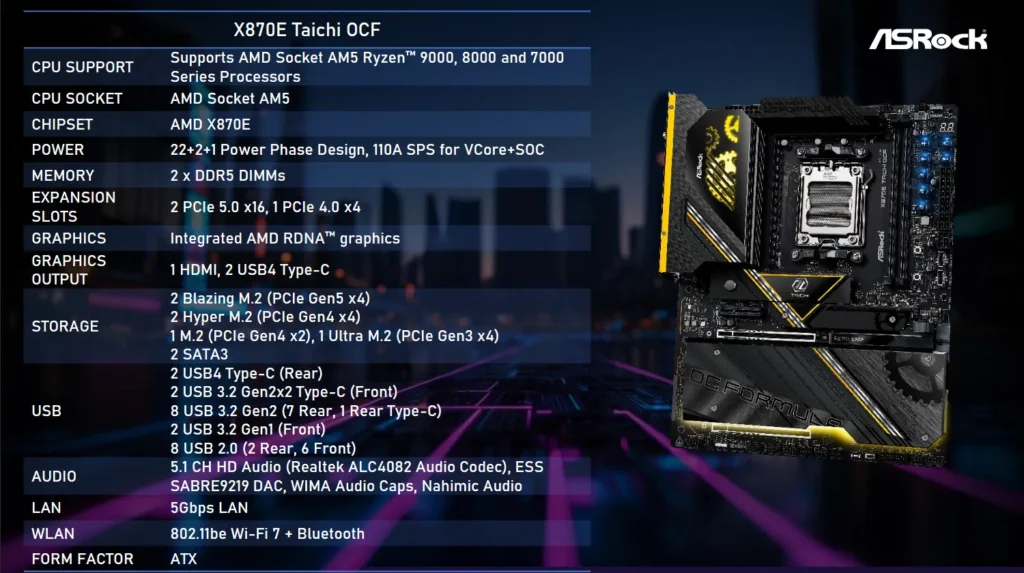 X870E Taichi OCF