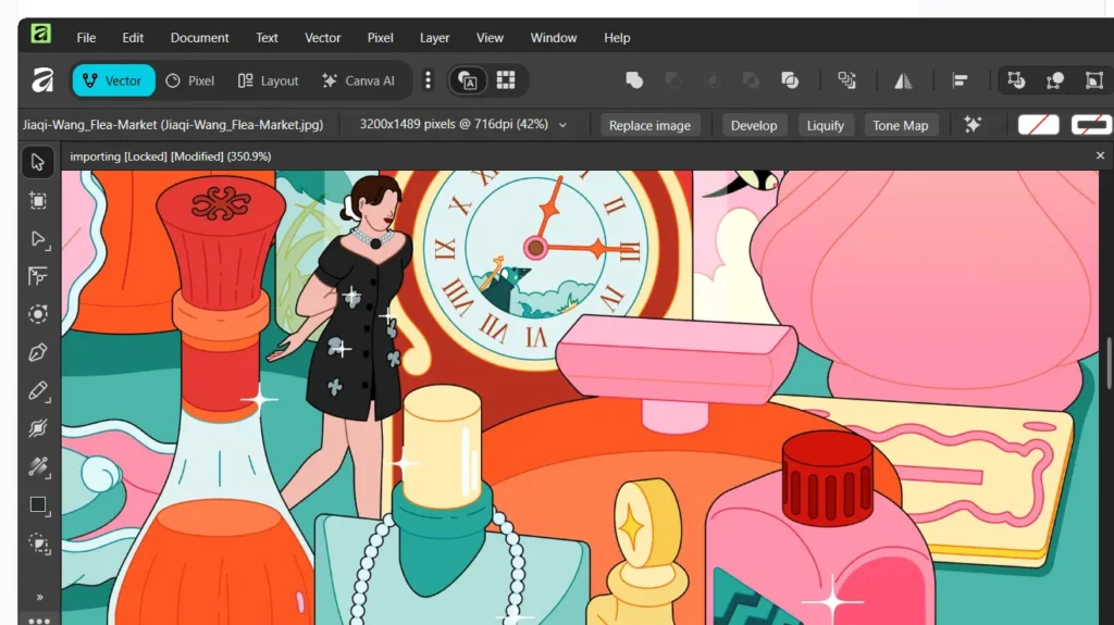Canva, Affinity