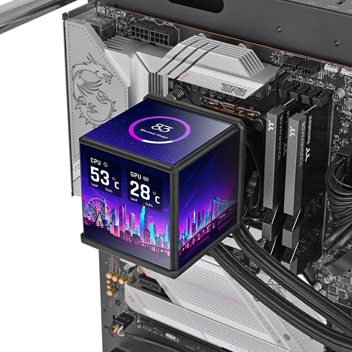 Thermaltake Minecube 360 Ultra ARGB Sync AIO Liquid Cooler: ระบบระบายความร้อนที่ผสานจอ LCD สี่หน้าจอสุดล้ำสมัย 2 minecube ultra argb sync 2