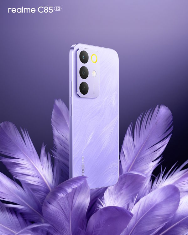 เปิดตัว realme C85 Series 5G ลุยได้ทุกจังหวะชีวิตด้วยแบตเตอรี่ 7000mAh มาตรฐานความทนทาน IP69 Pro เริ่มต้นเพียง 5,999 บาท 2 realme c85 9
