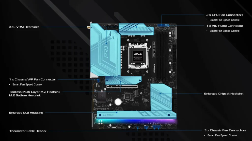 ASRock B850 Pro RS WiFi