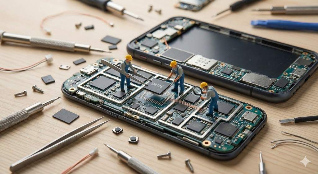 LPDDR Install Smartphone