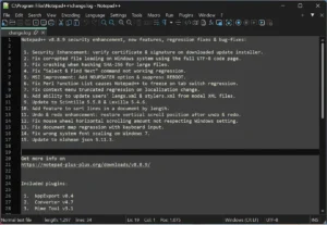 Notepad++ ออกเวอร์ชัน 8.8.9 แก้ไขช่องโหว่ด้านความปลอดภัย
