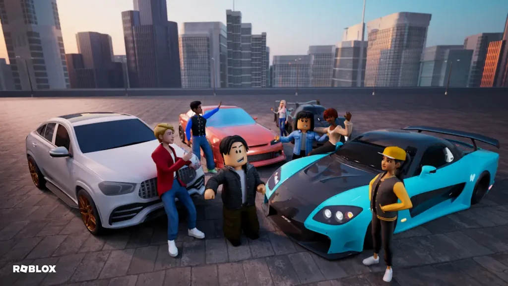 RENDER Car racing on Roblox