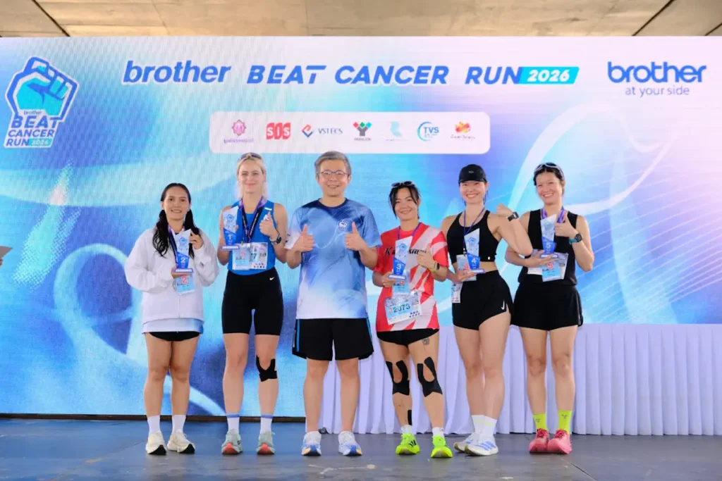 บราเดอร์ ตอกย้ำนิยาม ‘At your side’ ผ่านความสำเร็จ Brother Beat Cancer Run 2026 ระยะใหม่ 3 กม. ดันยอดบริจาคสะสมทะลุ 1.9 ล้านบาท 2 Brother Beat Cancer Run 2026 0