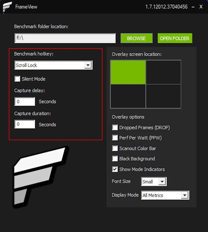 NVIDIA FrameView Benchmark

