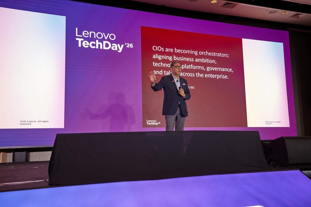 ผลสำรวจ CIO playbook 2026 จากเลอโนโว เผย องค์กรในอาเซียนพลัส กว่า 96% เตรียมเพิ่มงบการลงทุนด้าน AI อีก 15% ในปีนี้ 2 สุเมียร์ บาเทีย, ประธานประจำภูมิภาคเอเชีย แปซิฟิก, เลอโนโว อินฟราสตรักเจอร์ โซลูชัน กรุ๊ป