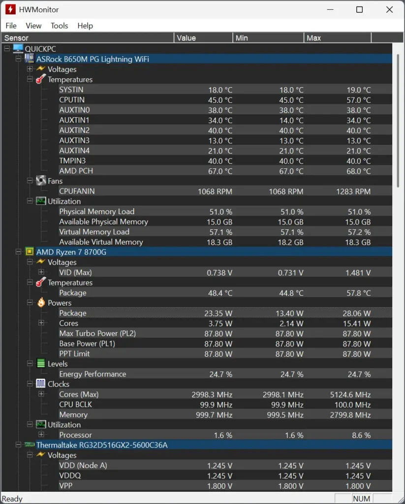 HWMonitor
