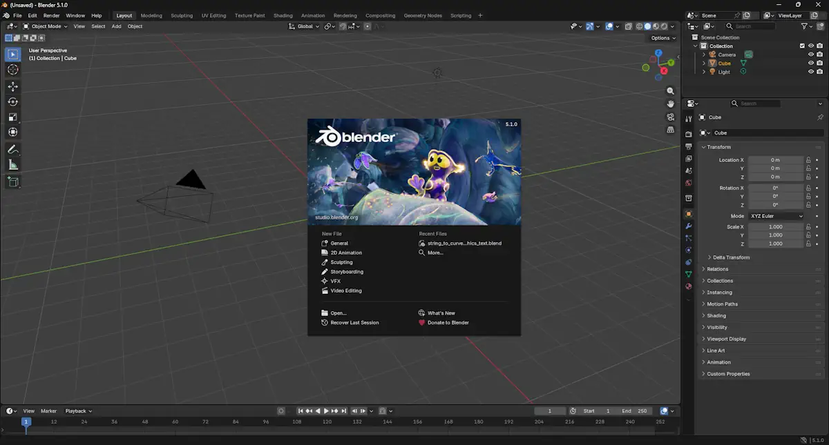 Blender 5.1 cover