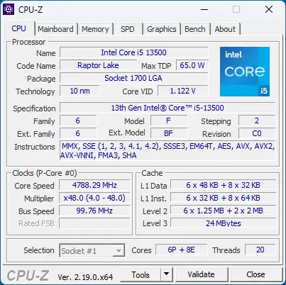 CPU-Z อัปเดต v2.19 เพิ่มข้อมูล Ryzen AI รุ่นใหม่, เตรียมรับซีพียู Intel เจเนอเรชันถัดไป แก้บัก และอุดช่องโหว่ความปลอดภัยบน Win 10/11 2 CPU Z v2.19 update