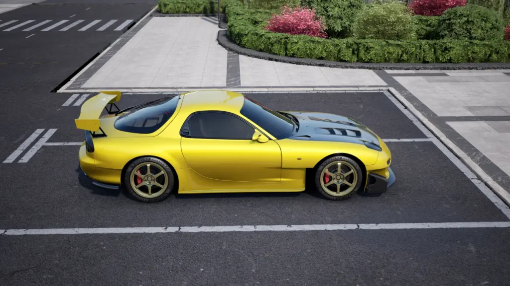 NetEase Games เปิดคอลแลบสุดฮอต! ร่วมกับ Initial D นำรถดังจากอนิเมะมาสู่นักซิ่งในเกม Racing Master 4 Mazda RX 7 Type RS Initial D Ver. FD3S 01