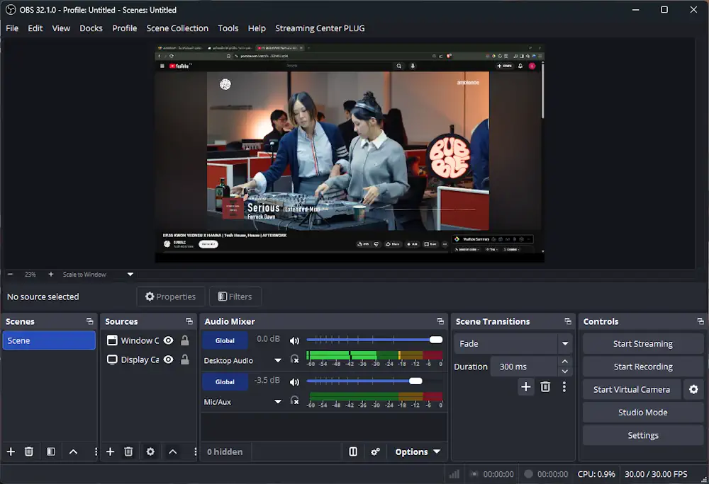 OBS Studio 32.1.0