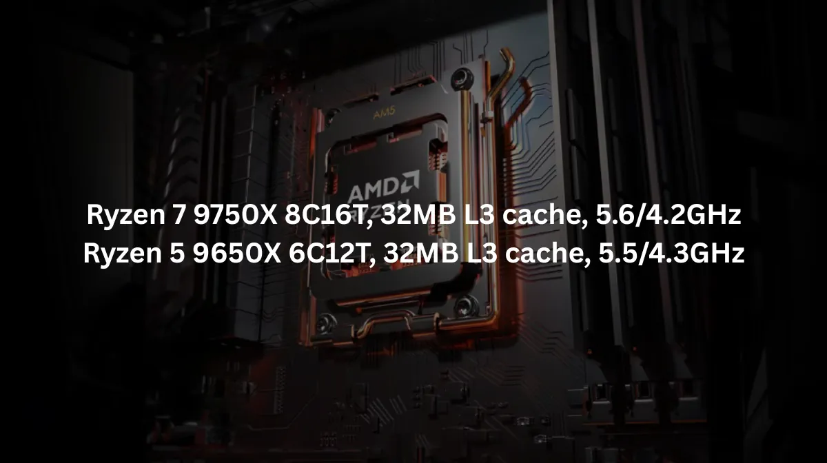 Ryzen 7 9750X Ryzen 5 9650X