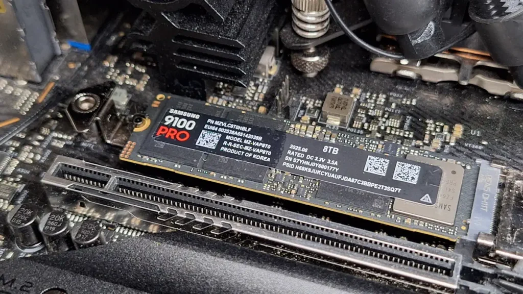 Samsung 9100 PRO NVMe M.2 SSD 8TB, Test Setup
