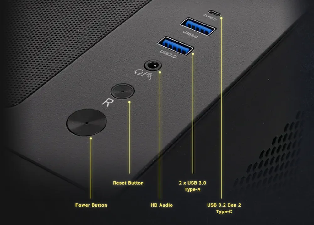 front panel Vision 330 CR ARGB Mid Tower Chassis