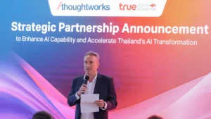 ทรู ดิจิทัล อคาเดมี ผนึก Thoughtworks พันธมิตรระดับโลก เดินเกมพัฒนาคนยุค AI เร่งสปีดองค์กรไทย ก้าวสู่ AI-First Organization