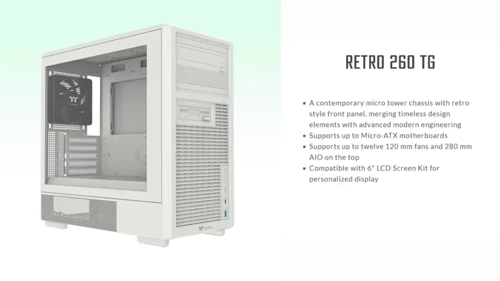 Thermaltake Retro 260 TG MATX