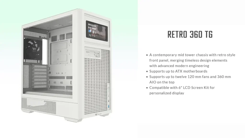 Thermaltake Retro 360 TG ATX Case