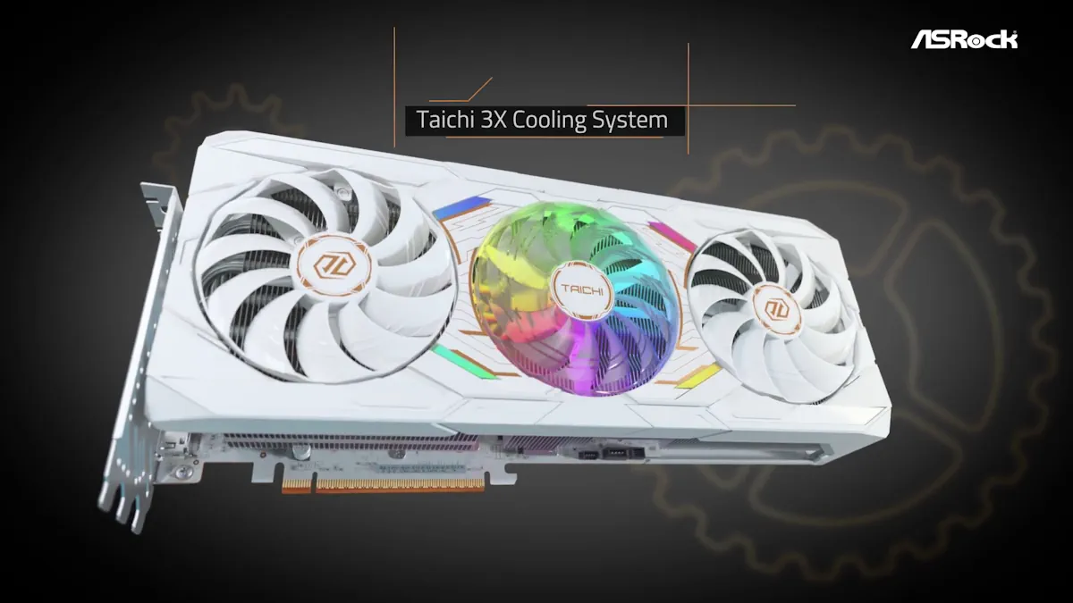 ASRock AMD Radeon RX 9070 XT Taichi White 16GB OC
