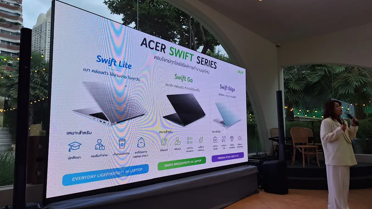 Acer เปิดตัวทัพโน้ตบุ๊กขุมพลัง Intel Core Ultra Series 3 ใหม่ 3 รุ่นรวด: Swift Edge 14, 16 และ Swift Go 16 1 Acer Swift Series Lite Go Edge