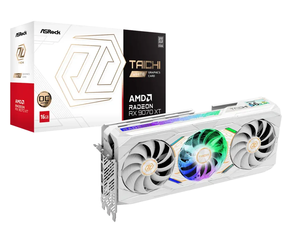 AMD Radeon™ RX 9070 XT Taichi White 16GB OC