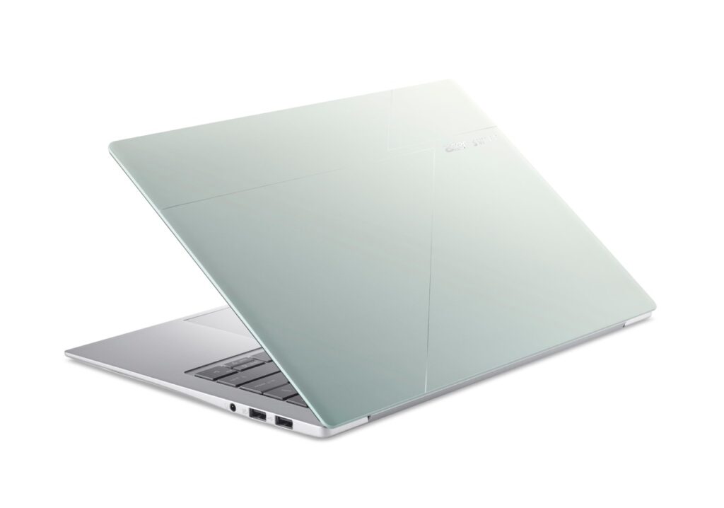 Acer เปิดตัวทัพโน้ตบุ๊กขุมพลัง Intel Core Ultra Series 3 ใหม่ 3 รุ่นรวด: Swift Edge 14, 16 และ Swift Go 16 3 acer swift edge 14 ai sfe14 i51 non fingerprint with backlit calcite white 05 1280x1280 1