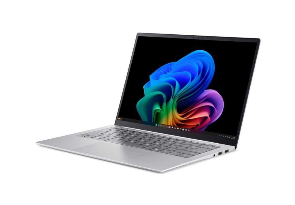 Acer เปิดตัวทัพโน้ตบุ๊กขุมพลัง Intel Core Ultra Series 3 ใหม่ 3 รุ่นรวด: Swift Edge 14, 16 และ Swift Go 16 5 acer swift edge 14 ai sfe14 i51 non fingerprint with backlit wp2 oled calcite white 03 1280x1280 1