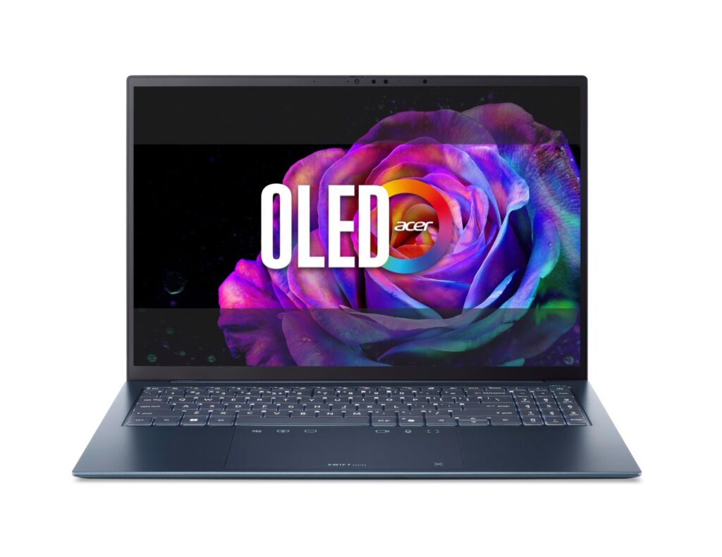 Acer เปิดตัวทัพโน้ตบุ๊กขุมพลัง Intel Core Ultra Series 3 ใหม่ 3 รุ่นรวด: Swift Edge 14, 16 และ Swift Go 16 10 acer swift edge 16 ai sfe16 i51 non fingerprint with backlit on with touchpad cofn mode on wp oled ksp elemental blue 01 1280x1280 1