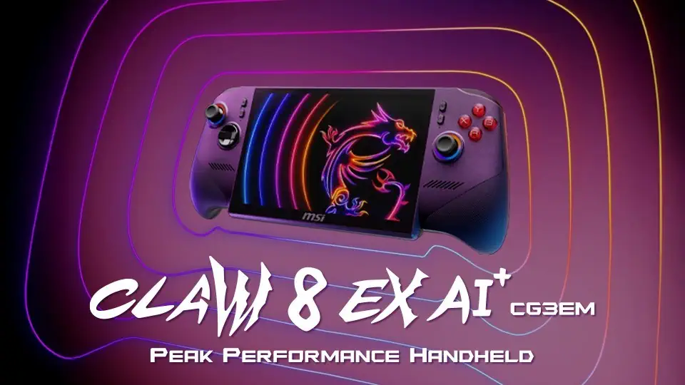 MSI ฉลอง 40 ปี เปิดตัว Claw 8 EX AI+ เครื่องเล่นเกมพกพาขุมพลัง Intel Arc G3 Extreme และเกมมิ่งโน้ตบุ๊ก Titan 18 HX Dragon Edition Draco Epic ในงาน COMPUTEX 2026 2