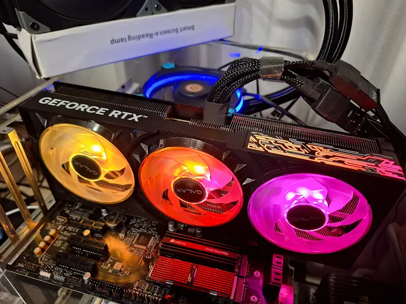 GALAX GeForce RTX 5080 1-Click OC 16GB, setup
