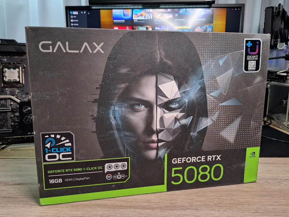 GALAX RTX 5080 1 Click OC BOX