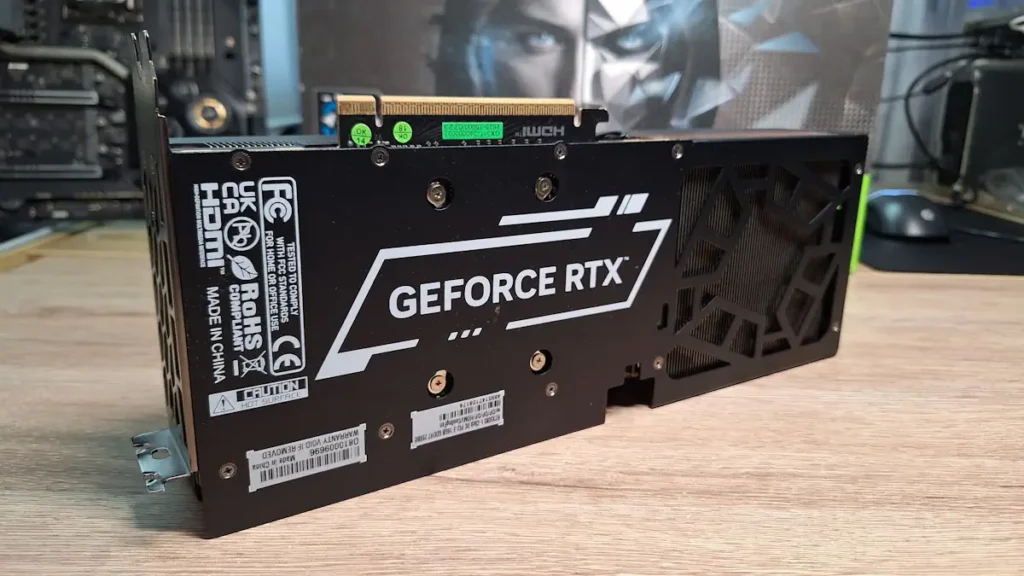 GALAX RTX 5080 1 Click OC Backplate