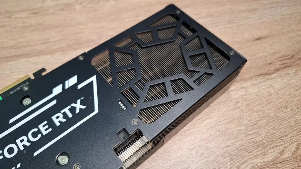 GALAX RTX 5080 1 Click OC Backplate2