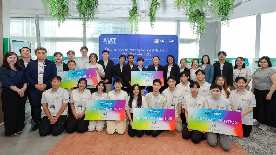 ไมโครซอฟท์ ผนึก AIAT ปั้นบุคลากร AI ยุคใหม่ ในโครงการ ‘AI Engineering Skills and Hackathon for Employment’ 5 Microsoft AIAT cover