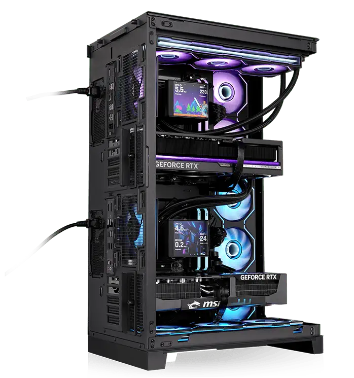 Thermaltake เปิดตัว CAPO X: เคสเดียว สองระบบ ตอบโจทย์สาย AI, สตรีมเมอร์ ประหยัดพื้นที่ทำงาน 8 radiator case