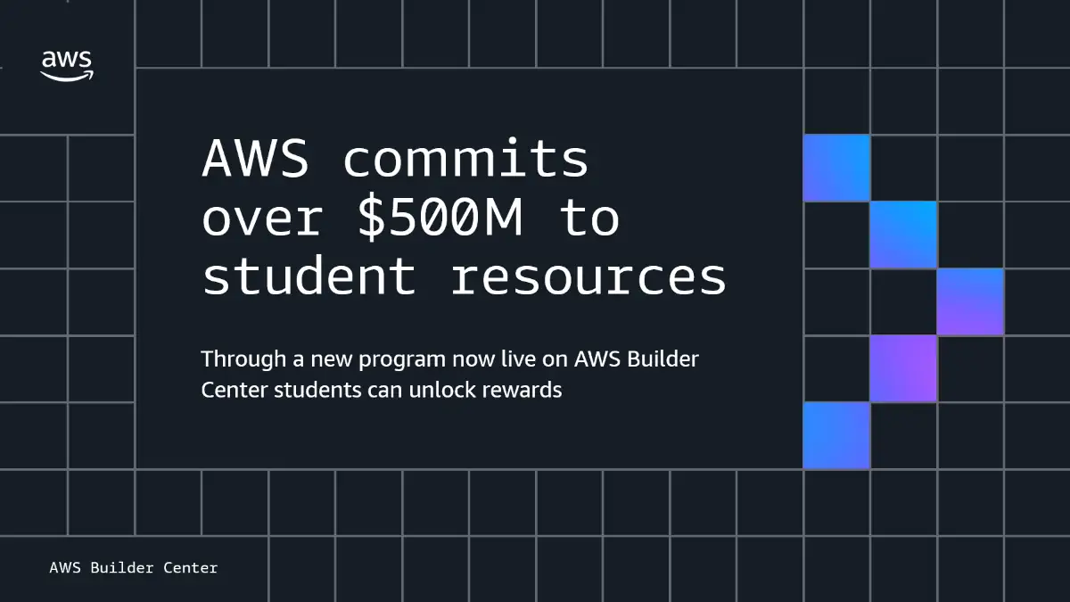 AWS Student Rewards on Builder Center 1