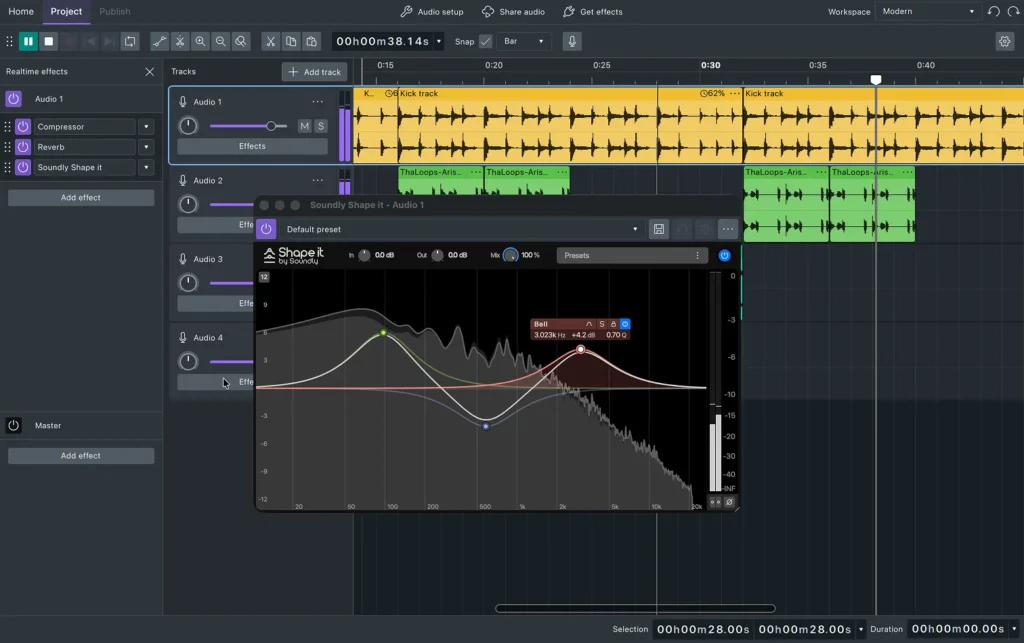 Audacity 4 MuseHub plugin