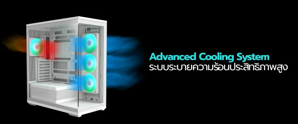 Ascenti เปิดตัว MONTECH TG3 เคส ATX ผสานการออกแบบฐานเคสแบบเล่นระดับเข้ากับไฟ ARGB และรูปลักษณ์ที่สวยงามสะดุดตา 4 MONTECH TG3 4