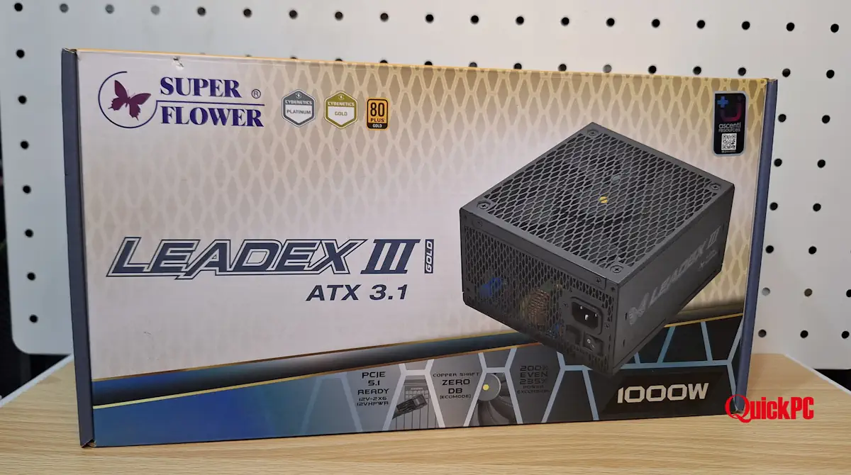 รีวิว Super Flower LEADEX III Gold ATX 3.1 1000W (SF-1000F14GE) พร้อมรองรับการ์ดจอระดับสูง 1 Super Flower LEADEX III Gold 1000W Cover