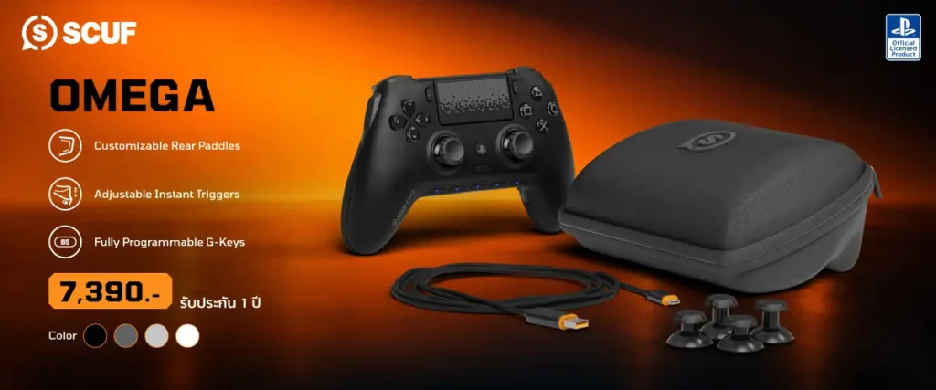 Ascenti เปิดตัว SCUF OMEGA จอย PS5® ลิขสิทธิ์แท้สาย E-Sport อัดแน่น 11 ปุ่มเสริม พร้อมสติ๊ก TMR และ Polling Rate 1000 Hz 9 Ascenti SCUF OMEGA 09