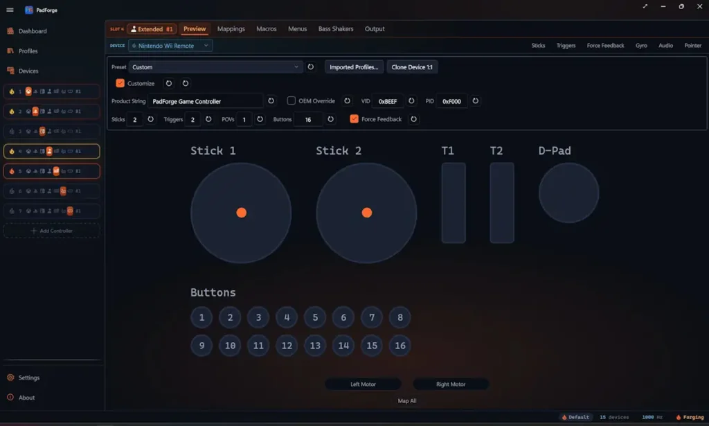PadForge extended